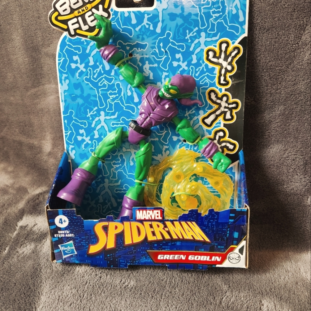 BEND AND FLEX Green goblin- Spider Man, brand new in package